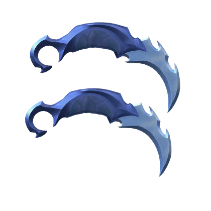 Holdable Dual Karambit - Windforce Diamond Blue