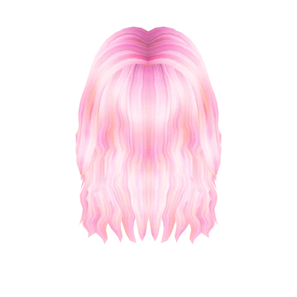 Iridescent Flowy Hair (Pink)