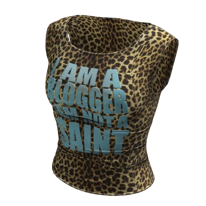 Y2K ☆ leopard tank top