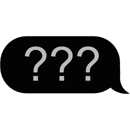 '???' text