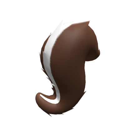 Chocolate Oversized Skunk Tail