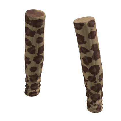 cheetah print leg warmers