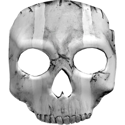 White Tribal Skull Mask