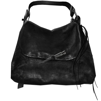Handheld Leather City Prism Bag