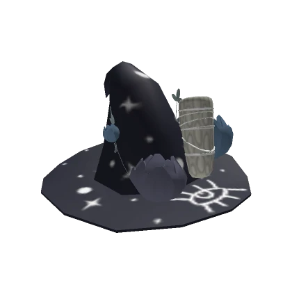 Aquarius Zodiac Witch Hat