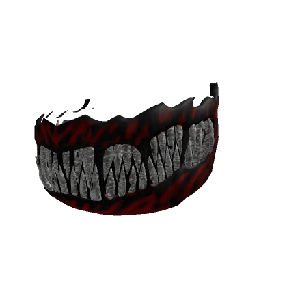 Damascus Mouth Mask Black Red