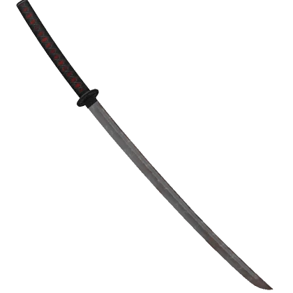 Samurai Black and Red Katana