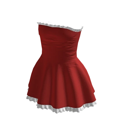 Cute Red Fit and Flare Dress Christmas