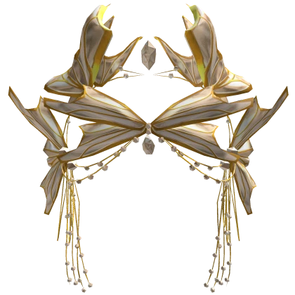 White Lumina Fey Buttterfly Goddess Crown