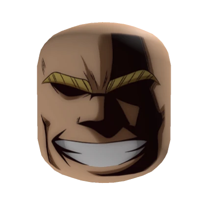 All Might Anime Face