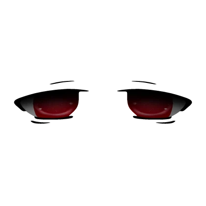 ☾ tired droopy anime eyes (red)