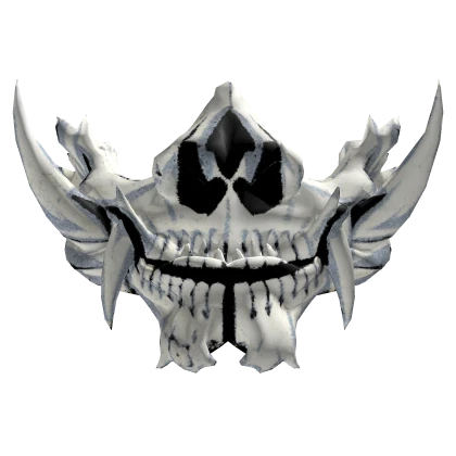 Oni Dragon Mask Skeleton White - {GG, E3}