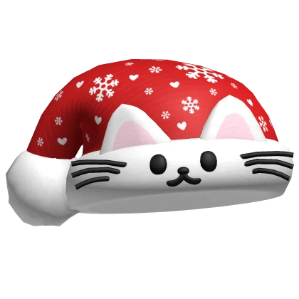 ♡ kitty christmas hat