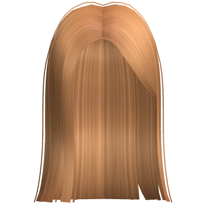 Mid Ginger Straight Popular Trendy Girl Hime Hair