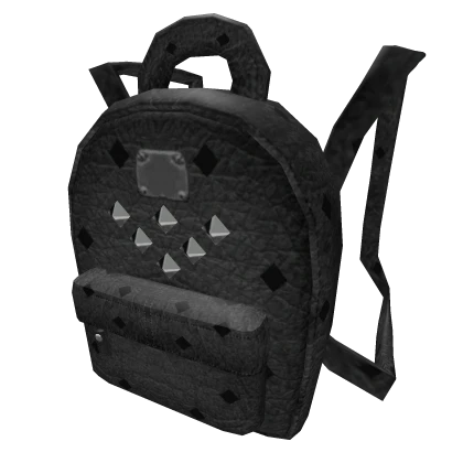 Black Designer Backpack