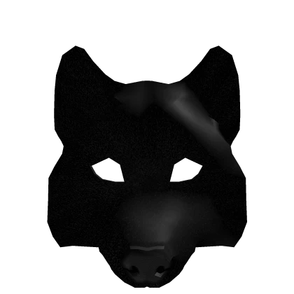 Wolf mask (black wolf)