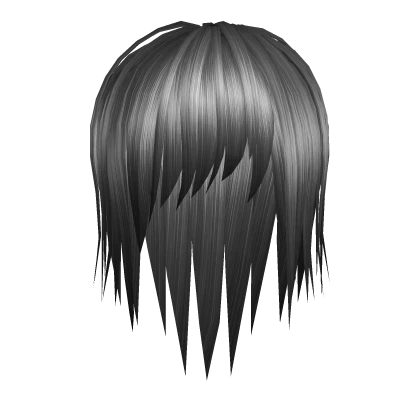 Long Grey Vkei Emo Anime Hair