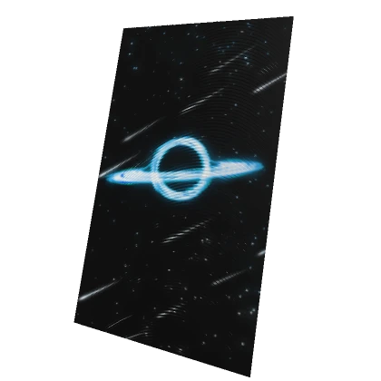 Animated Cape: Black Hole (Blue)