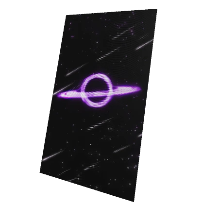 Animated Cape: Black Hole (Purple)