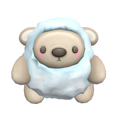 Fluffy Sheep Plushie - blue