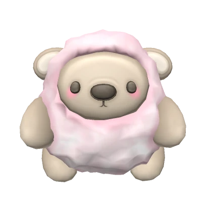 Fluffy Sheep Plushie - pink