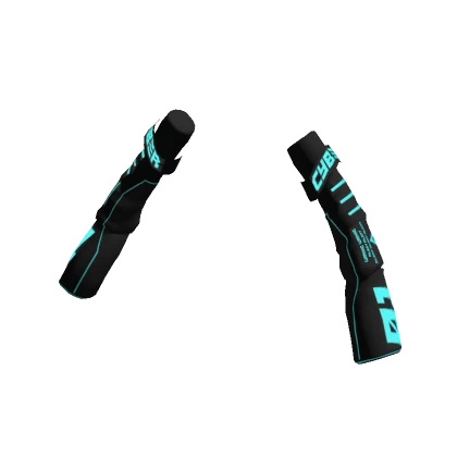 CYBERpunk Arm Warmers Cyan