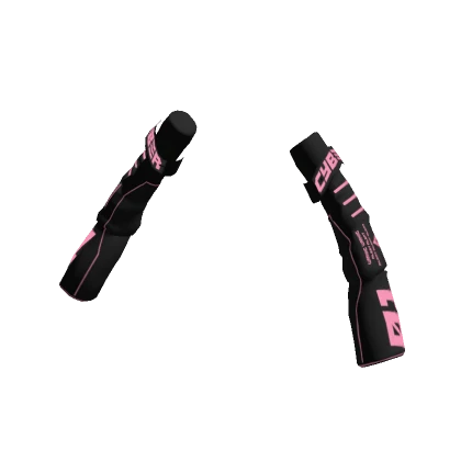 CYBERpunk Arm Warmers Pink and Black