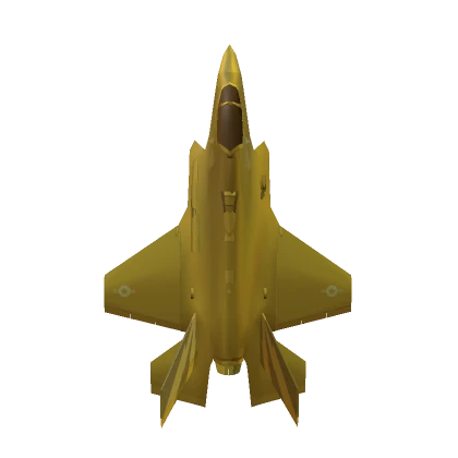 F35 Gold Jet (Back)