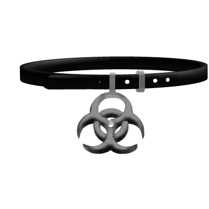 ☣︎ goth biohazard collar 3.0