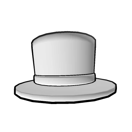 Extremely White Top Hat