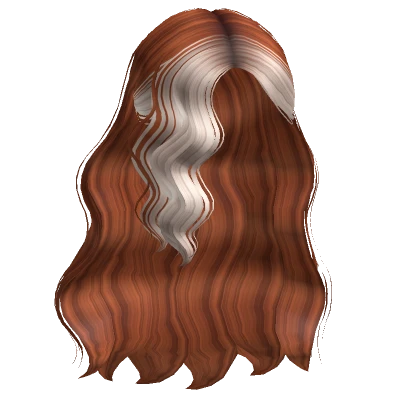 Wavy Two-Tone Bandana Hair in Ginger & Blonde