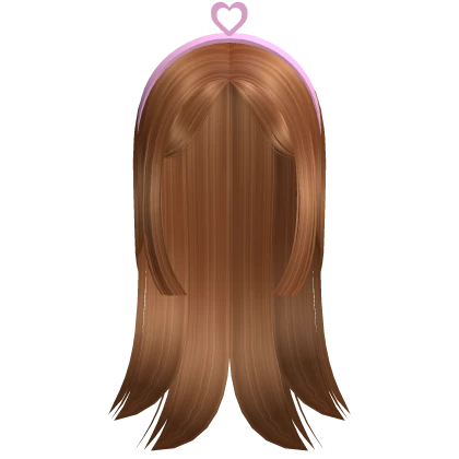 Adorable Ginger Hair with Heart Shaped Headband
