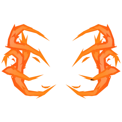 Orange Fire Strokes Aura Bottom