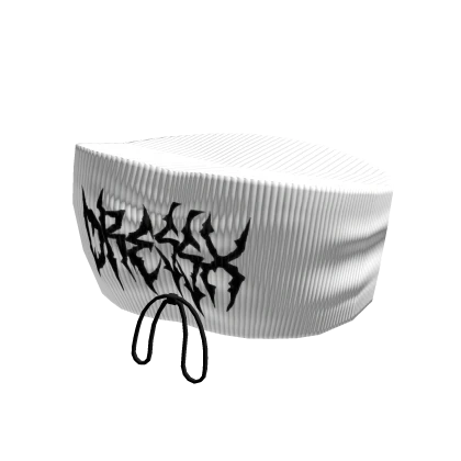 Halloween Goth Tube White Top
