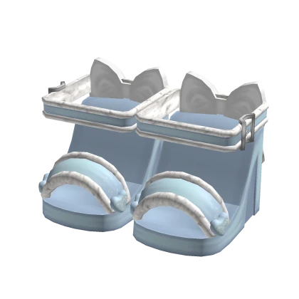 Light Blue Christmas Heels