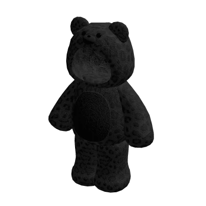 Black Leopard Bear Onesie