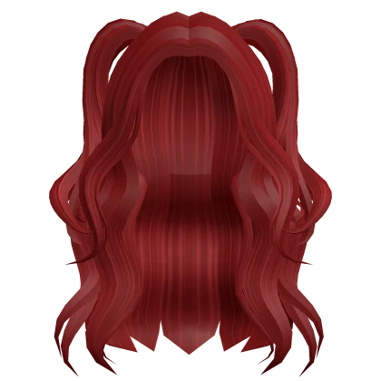 Wavy Ponytails Red