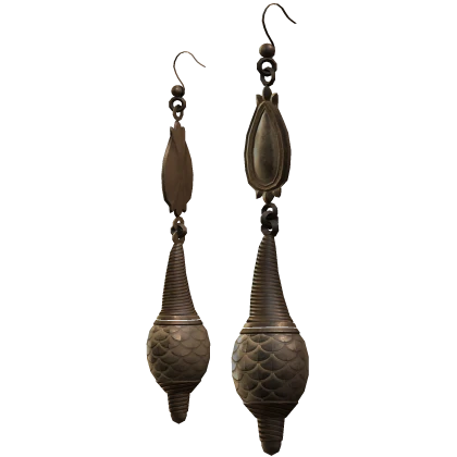 Gold Noble Roman Lady Earrings