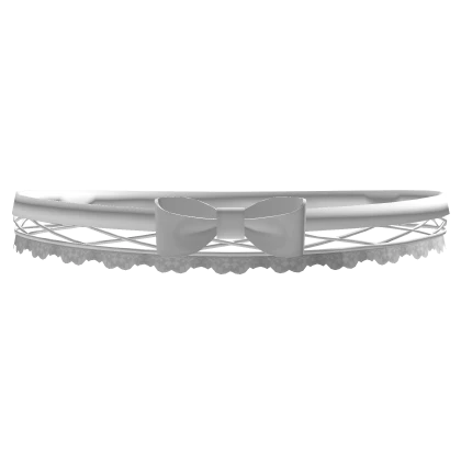 ♡ white gothic lace doll choker 