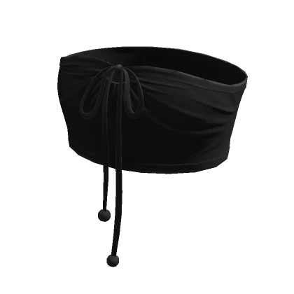 Cute Tied Tub Top - Black