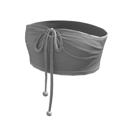 Cute Tied Tub Top - White