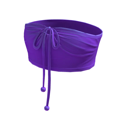 Cute Tied Tub Top - Purple