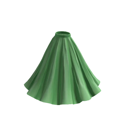 Long Flowy Skirt - Green