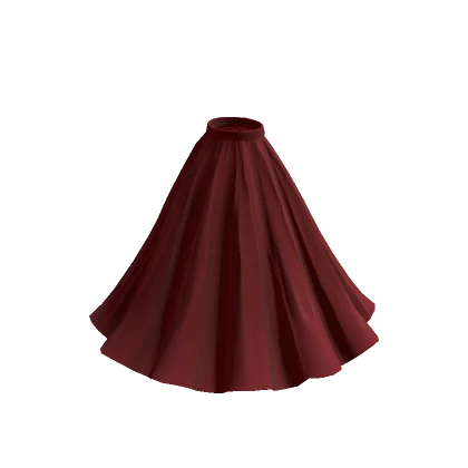 Long Flowy Skirt - Red