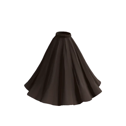 Long Flowy Skirt - Brown