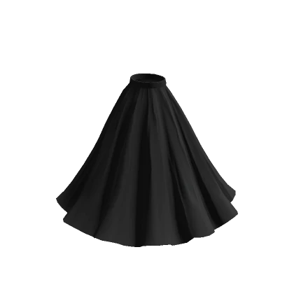 Long Flowy Skirt - Black