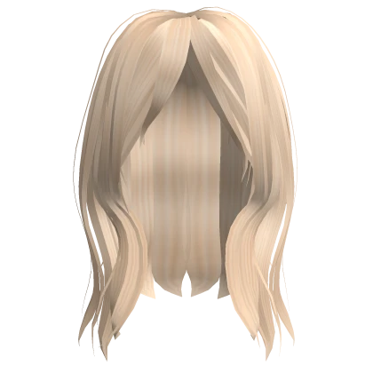 Soft Long Tousled Hair Blonde