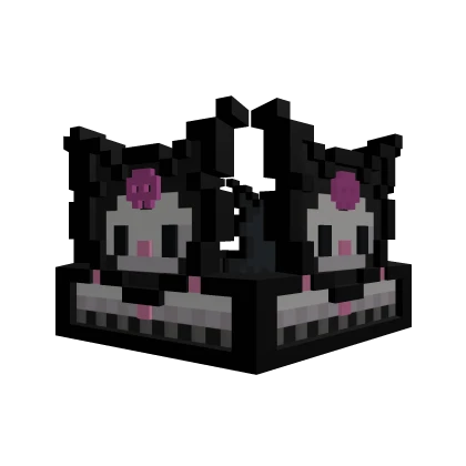 8-Bit Kuromi Crown (ADD-ON)