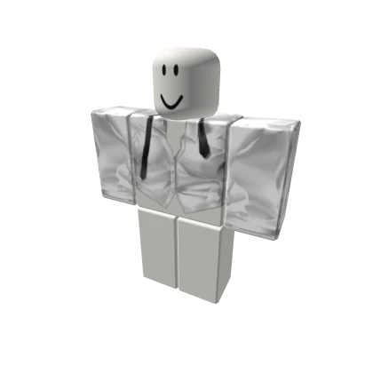 Messy White Business Shirt