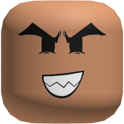 Evil Face (Orange Tone)